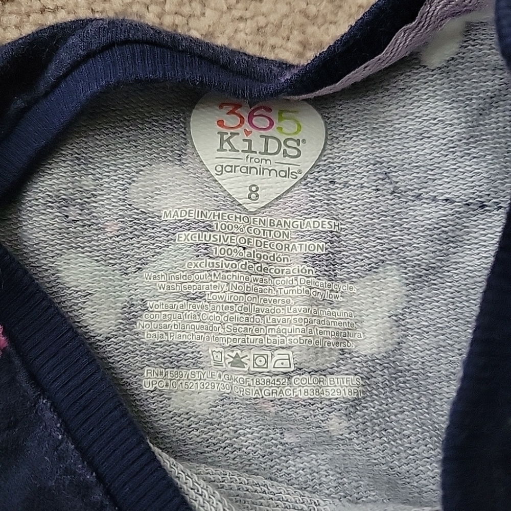 365 Kids From Garanimals Girl's Sweatshirt - Picture 7 of 10